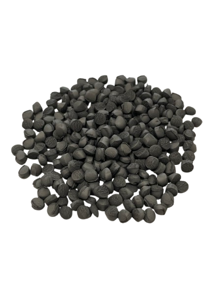 Samarium iron nitride (SmFeN) bonded magnetic compound granulate for injection molding